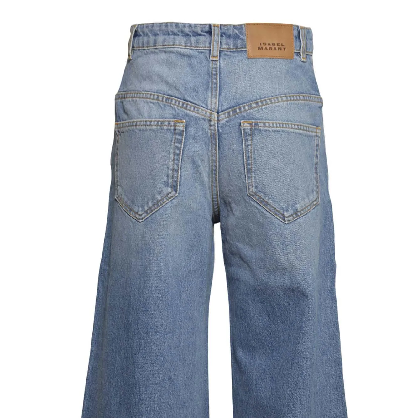 Isabel Marant Lemony PA0052FBD1H02I jeans donna blu denim cotone