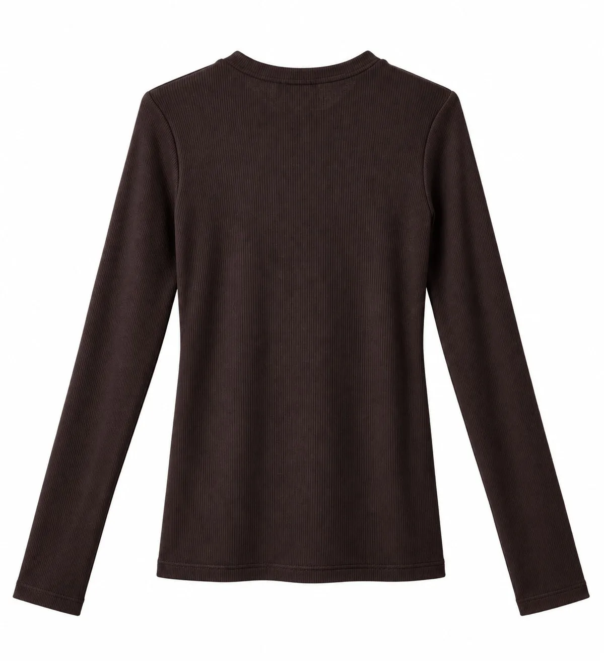 Vicolo t-shirt maniche lunghe pollice fondente