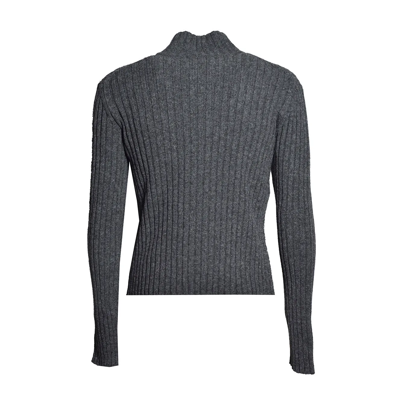 Jil Sander J22HP0063J14850 cardigan grigio zip