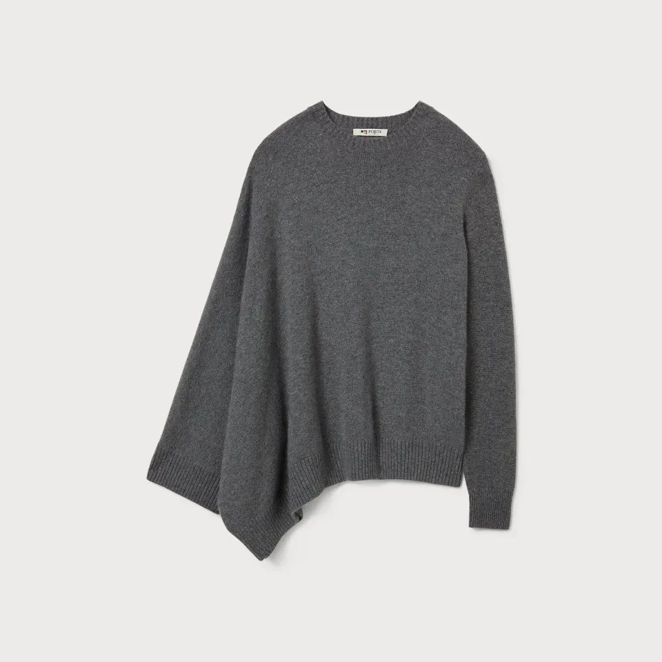 PORTS 1961 maglione girocollo cashmere grigio