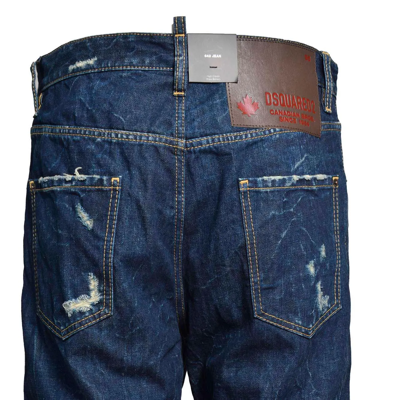 Dsquared2 642 jeans blu scuro 44 in cotone