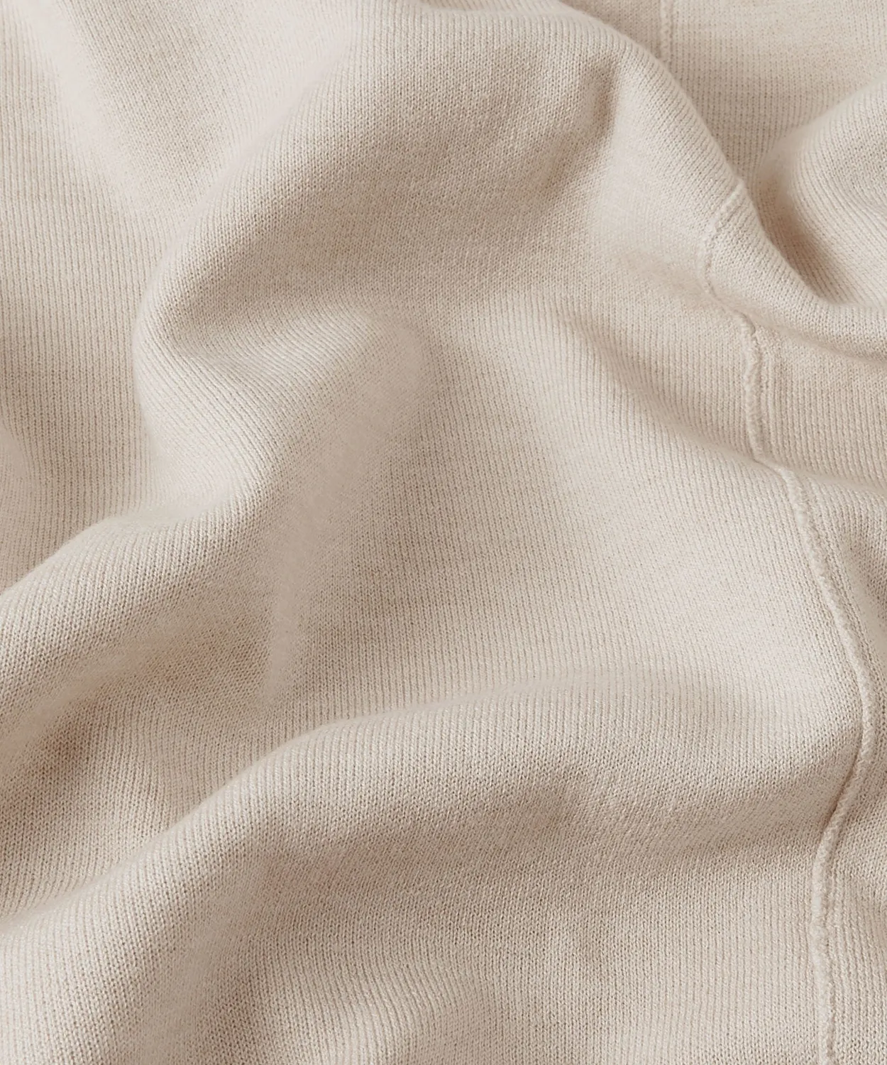 Rodier cappotto lungo maglia bianco ecru con cintura