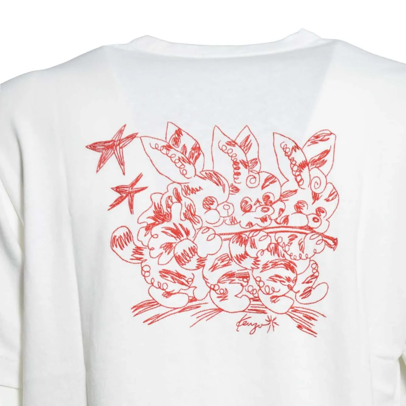 Kenzo FG55TS2164SK t-shirt cotone beige