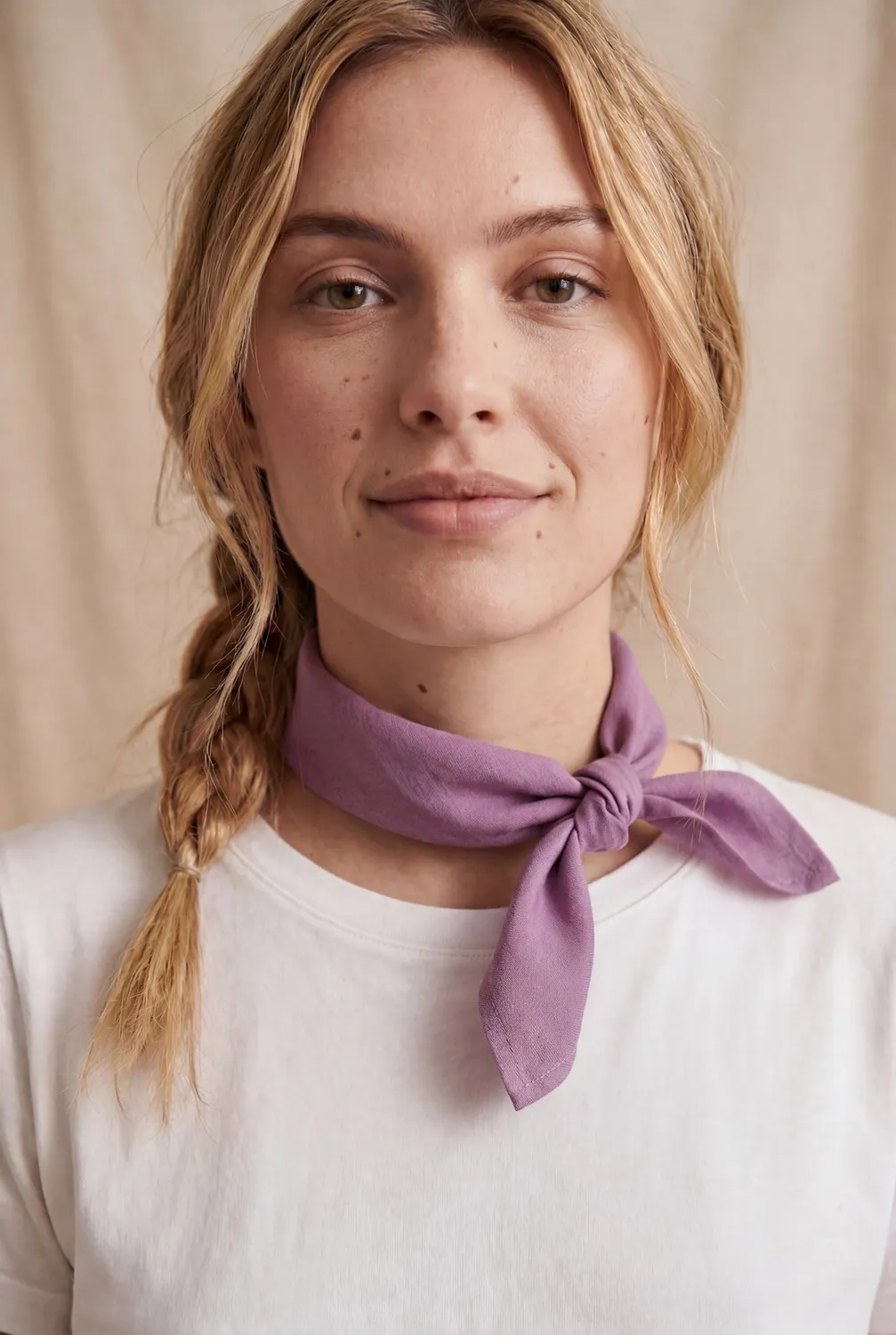 Jyoti Dupatta Lilac sciarpa modal leggera lilla