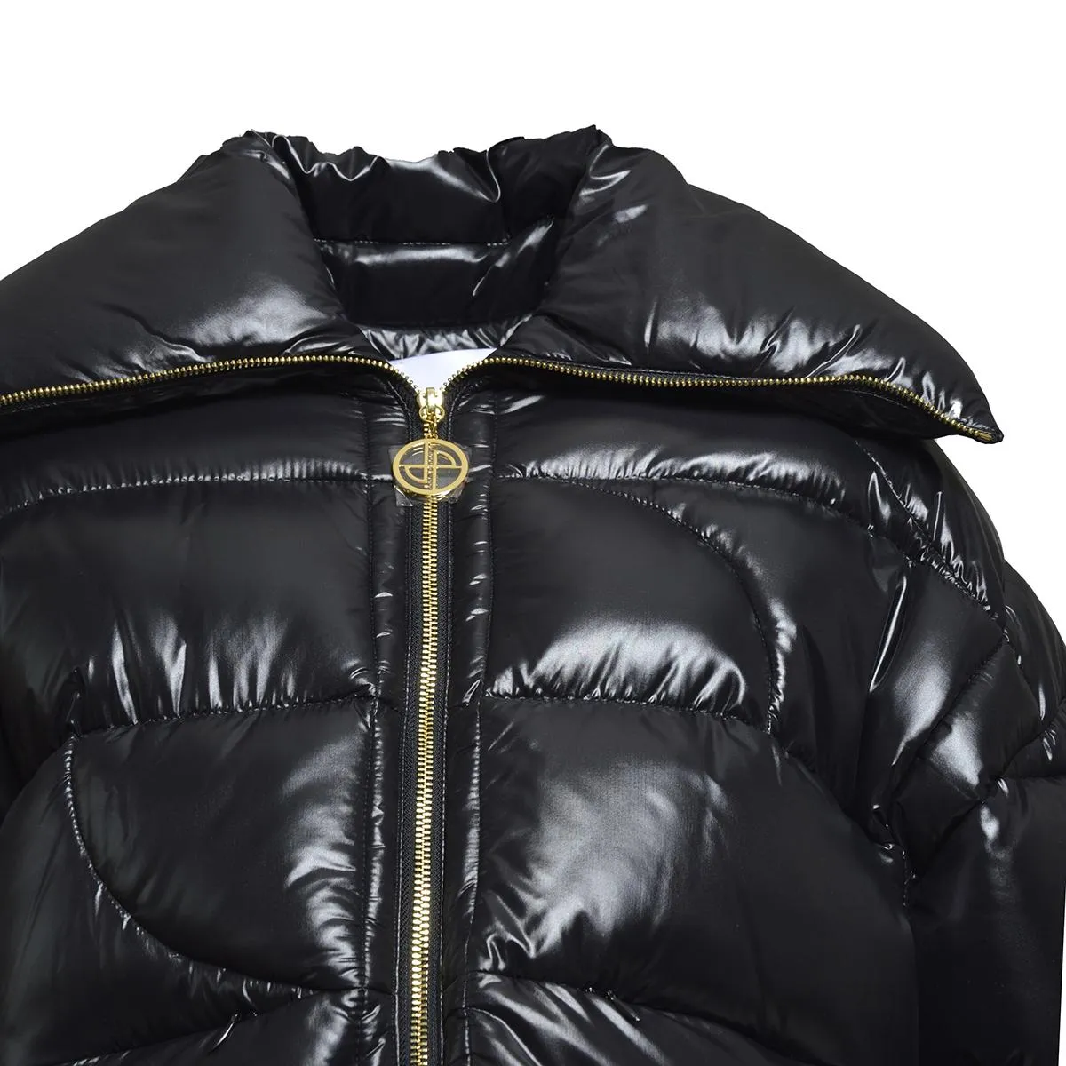 Patou OU0240123 piumino cropped nero in nylon
