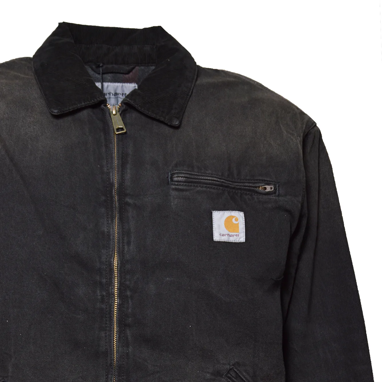 Carhartt WIP Detroit I037535 giubbino tabacco denim