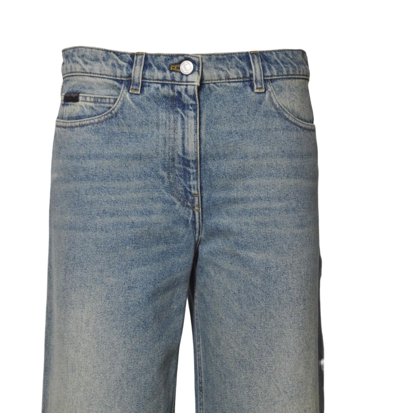 Courregès Hammer VESDPA253DE0041 Jeans Baggy Denim Blu