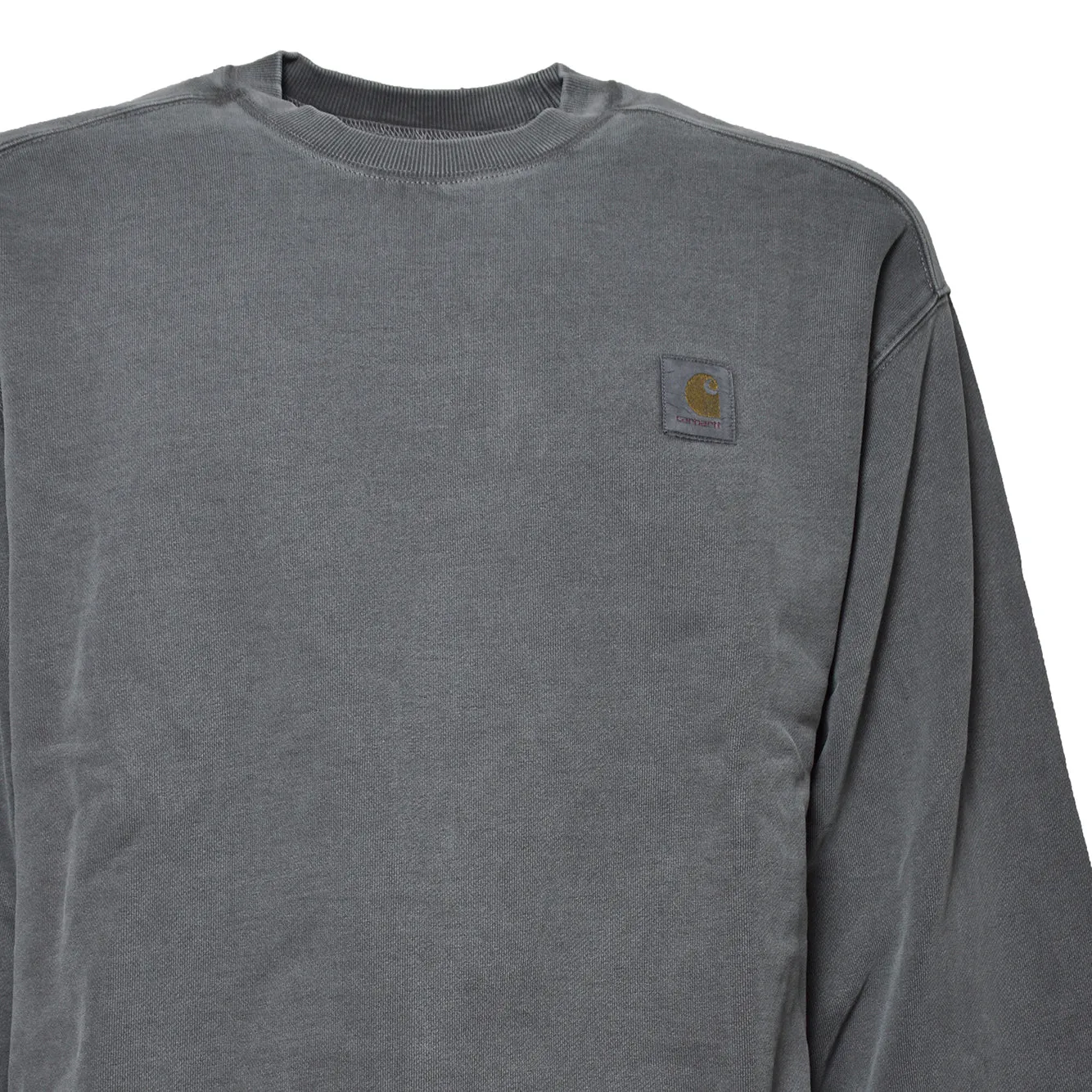 Carhartt WIP Vista I029522 felpa grigia in cotone