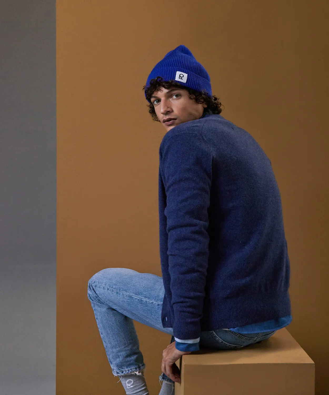 Rodier Cardigan Cashmere 2 Capi cardigan blu denim