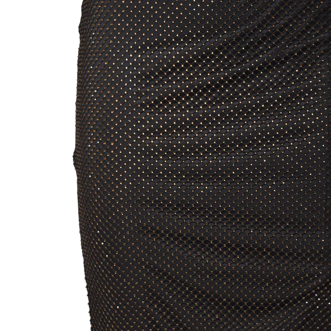 Sportmax 2522776021600 gonna nera in rete con sottogonna