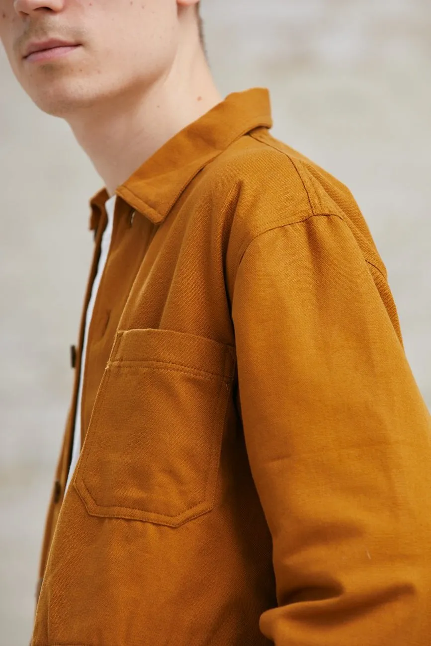 Jyoti Kalagi camicia giacca cotone curry