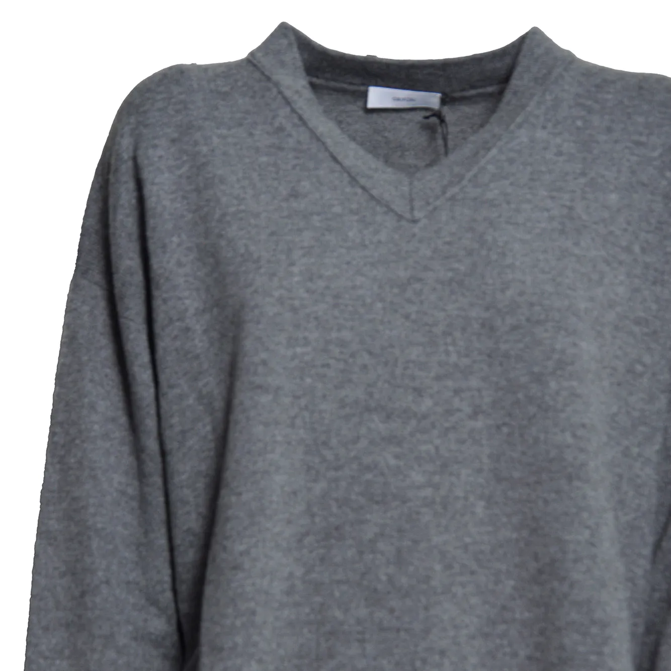Grifoni G3AC0025 cardigan scollo V grigio chiaro