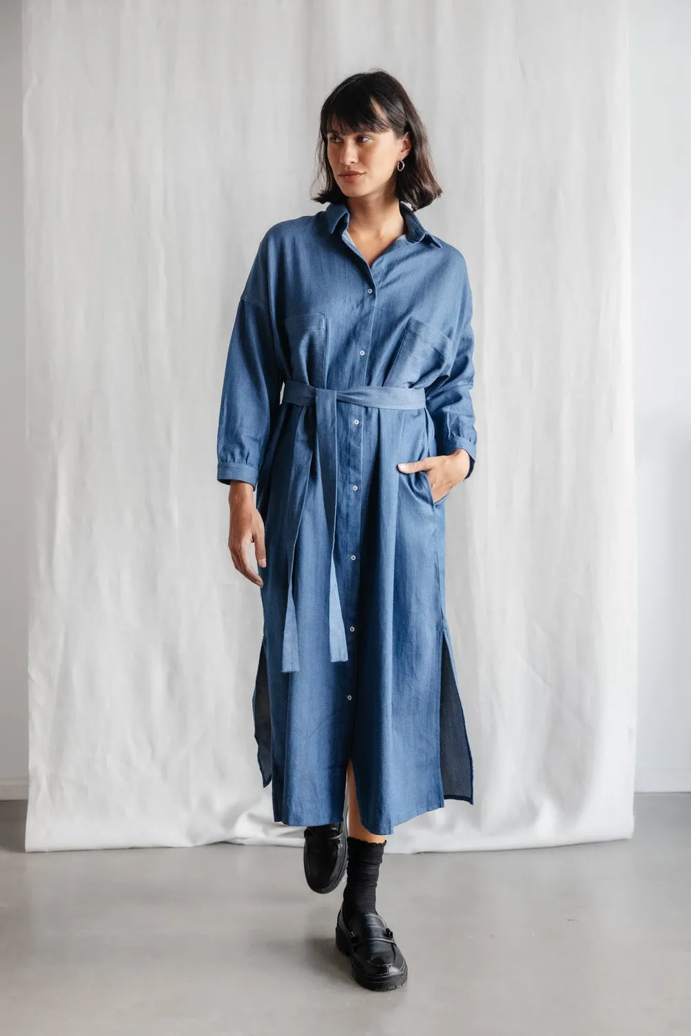 Jyoti Ananya Denim abito camicia denim