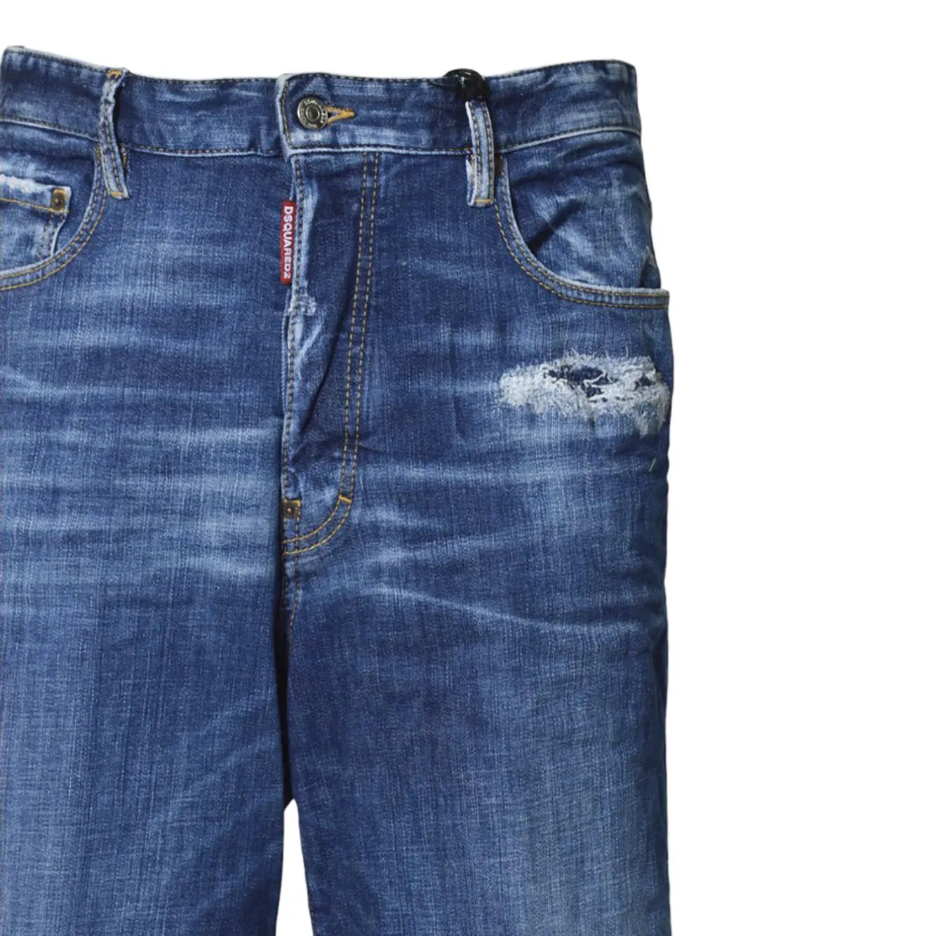 Dsquared2 loose jeans denim blu uomo