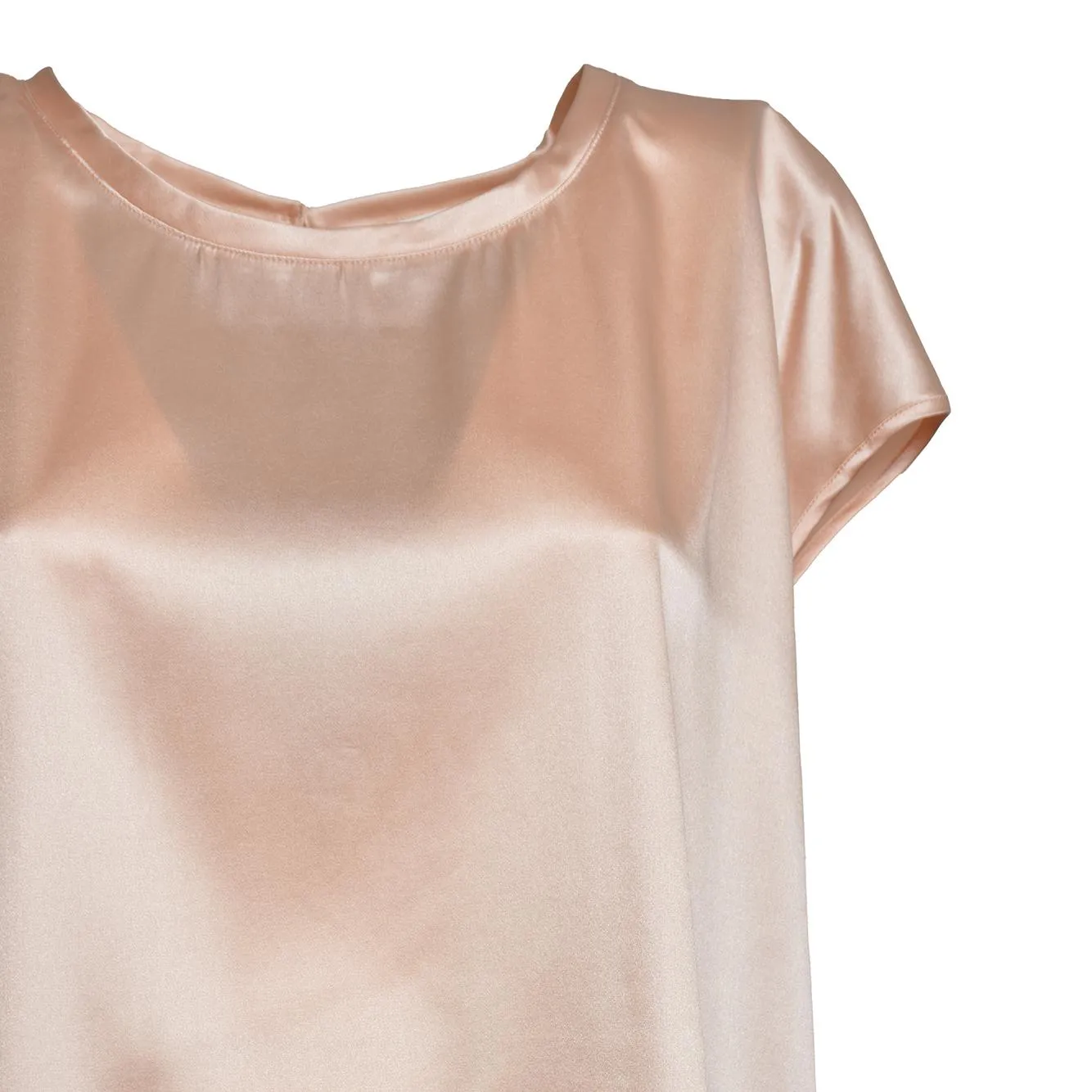 Solotre M1AB0174 top donna confetto in seta