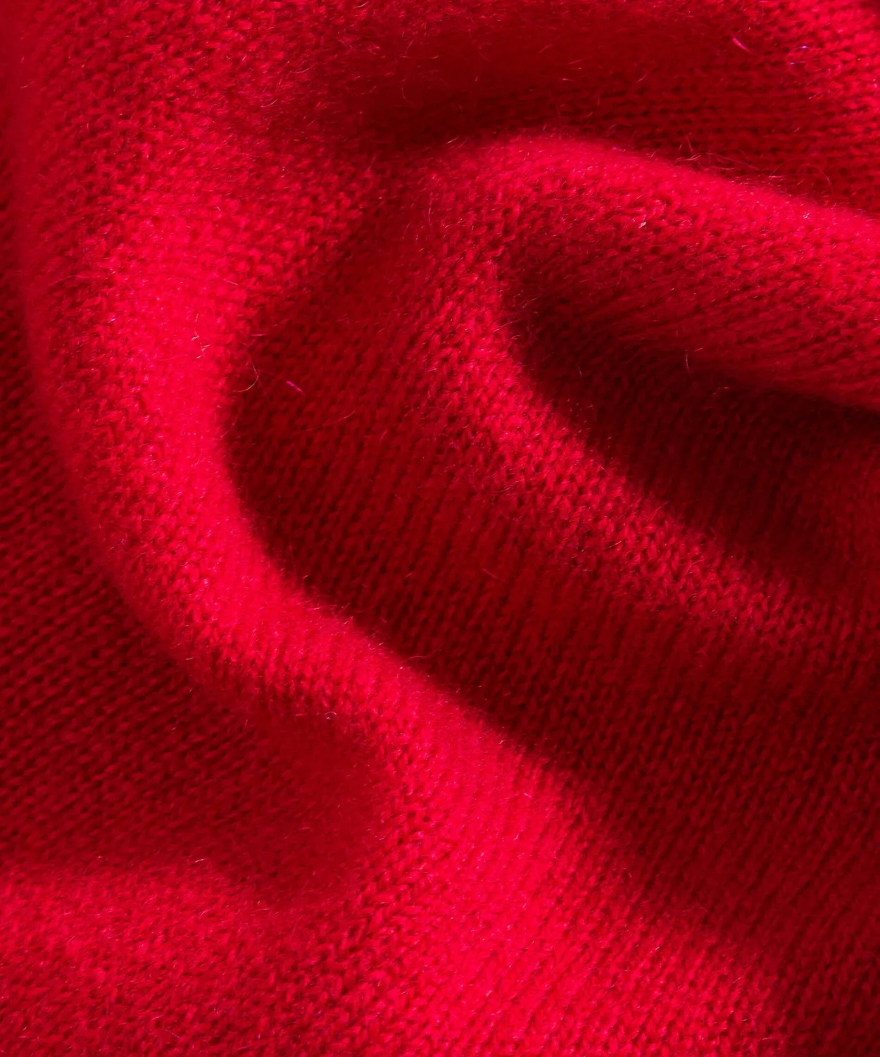 Rodier maglia girocollo cashmere 2 fili rosso