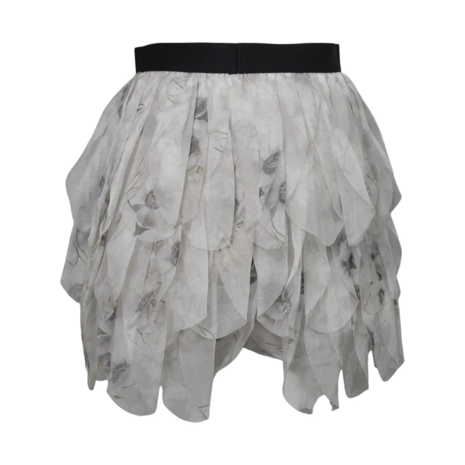 Max Mara Talco gonna donna grigio 40 seta sfilata