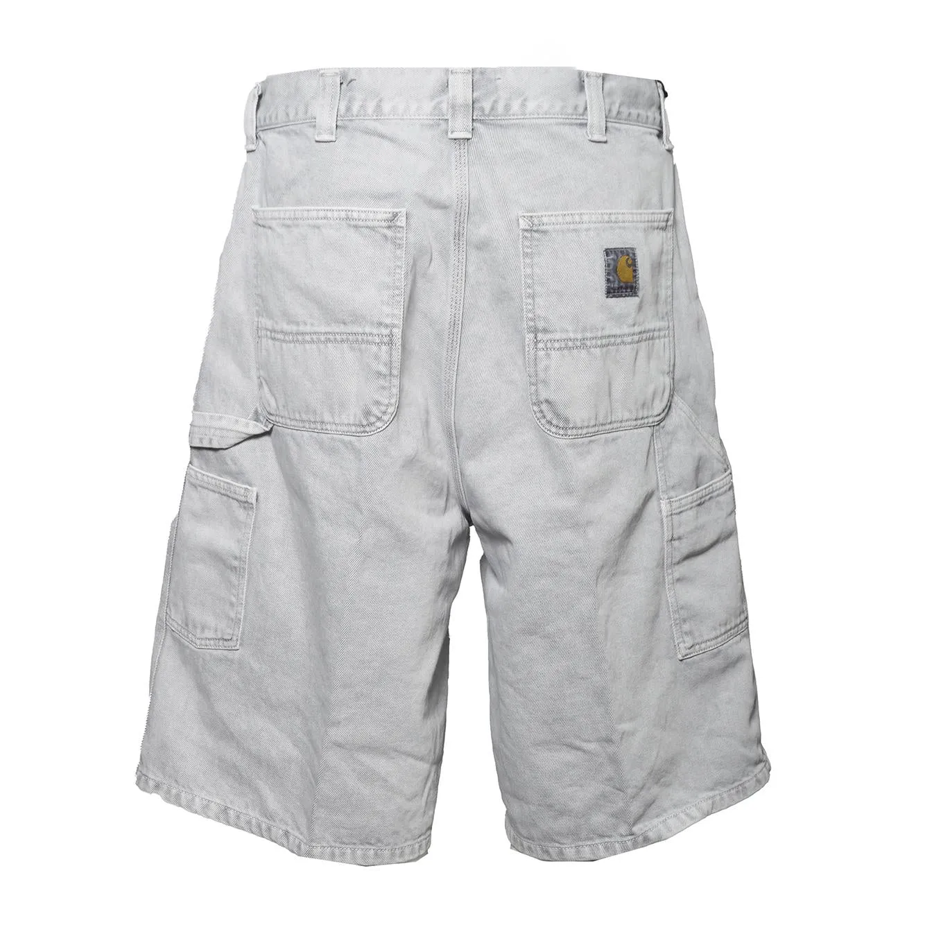 Carhartt WIP I036497 bermuda Single Knee denim grigio