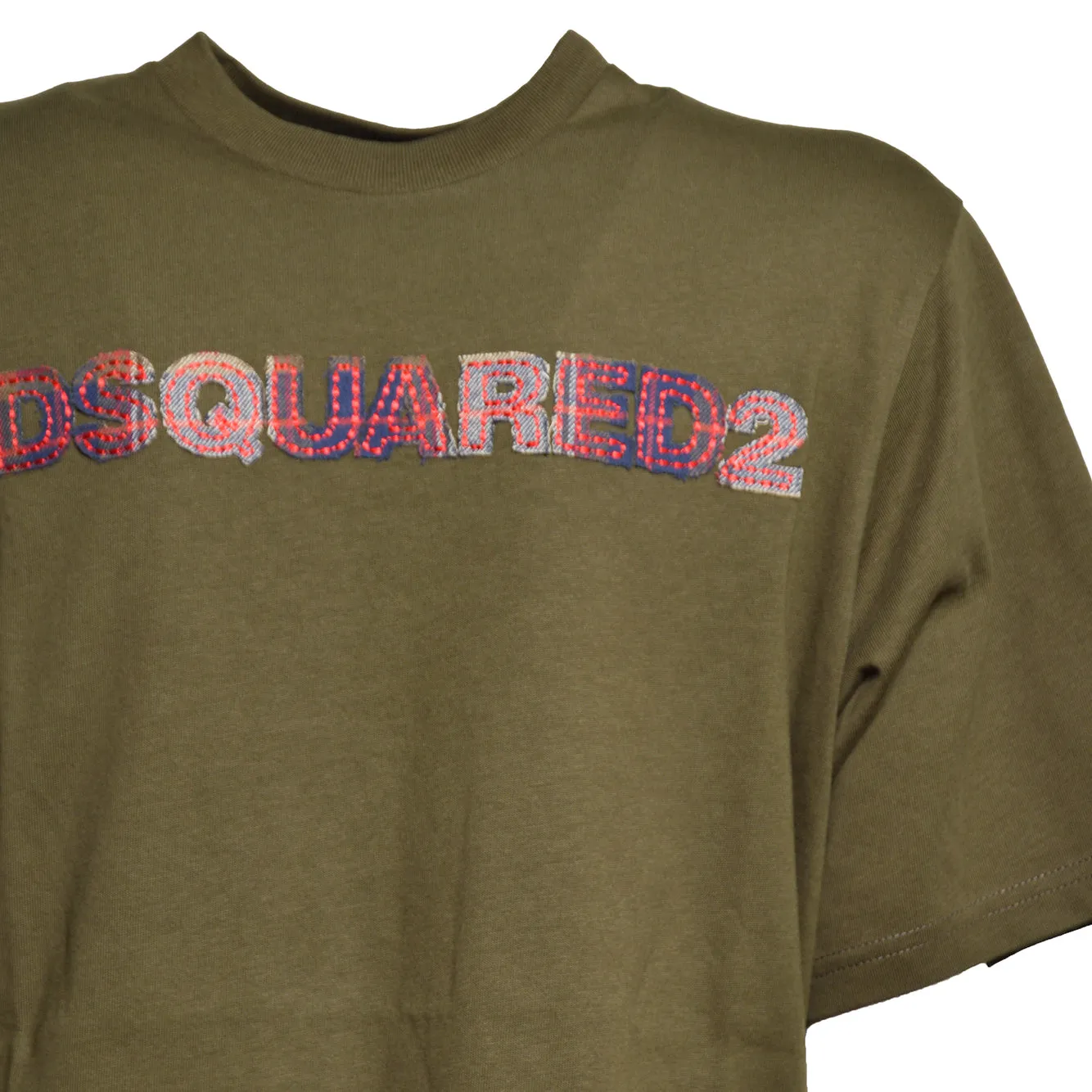 Dsquared2 Junior DQ3560D0AJ1DQ558 t-shirt verde cotone