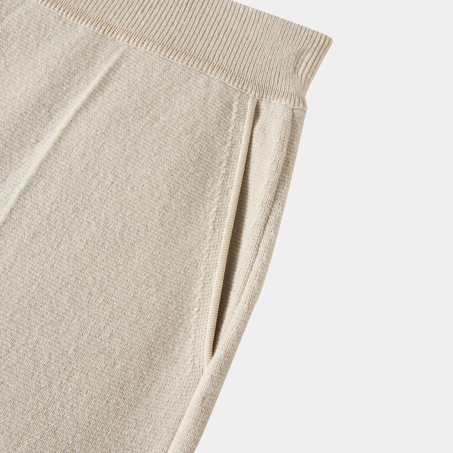 PORTS FW25 LQ9K901UZF007 pantaloni gamba larga beige