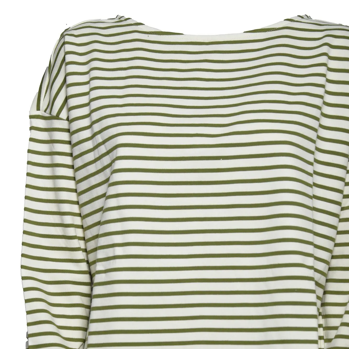 JcSophie L3006LOLA maglia verde maniche lunghe righe