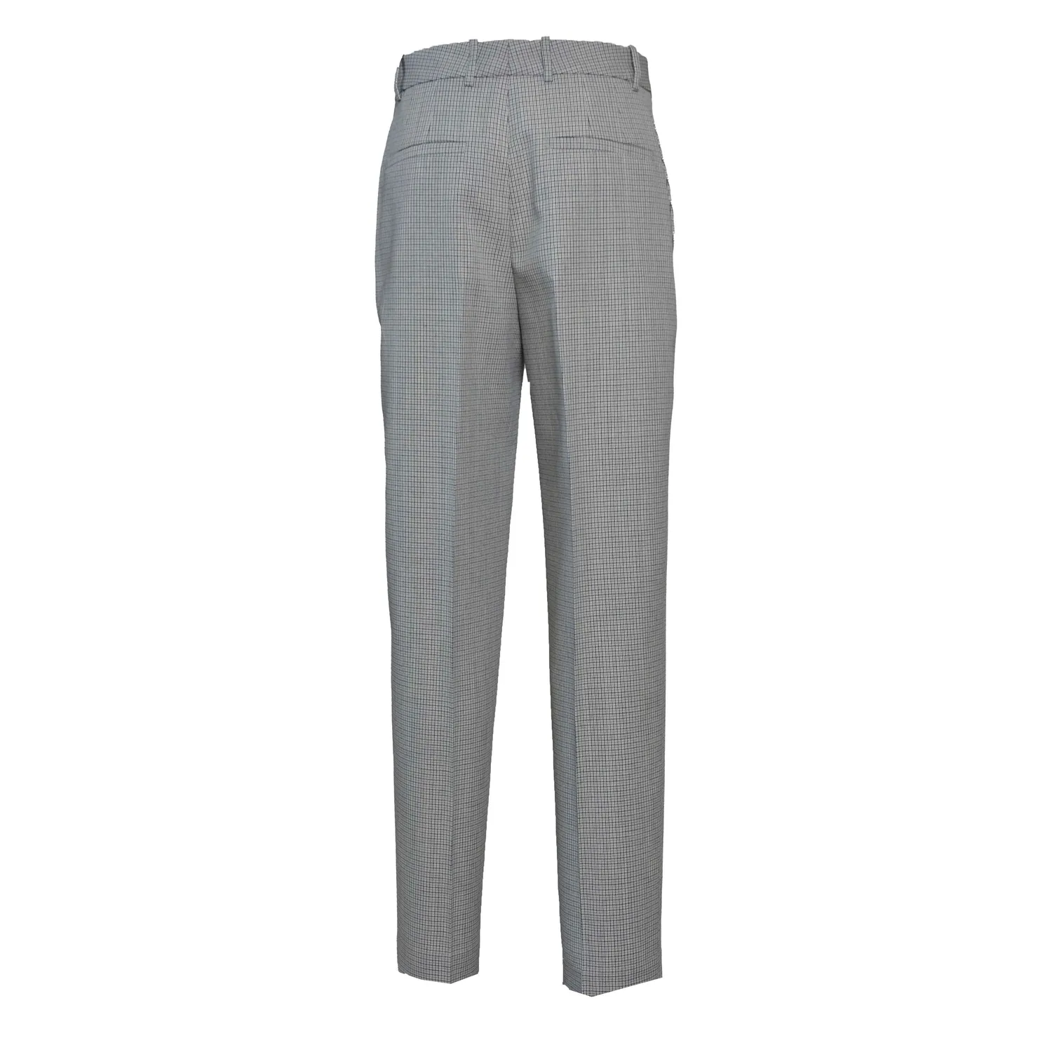 Jil Sander J02KA0271J40177 pantalone lana quadri grigio