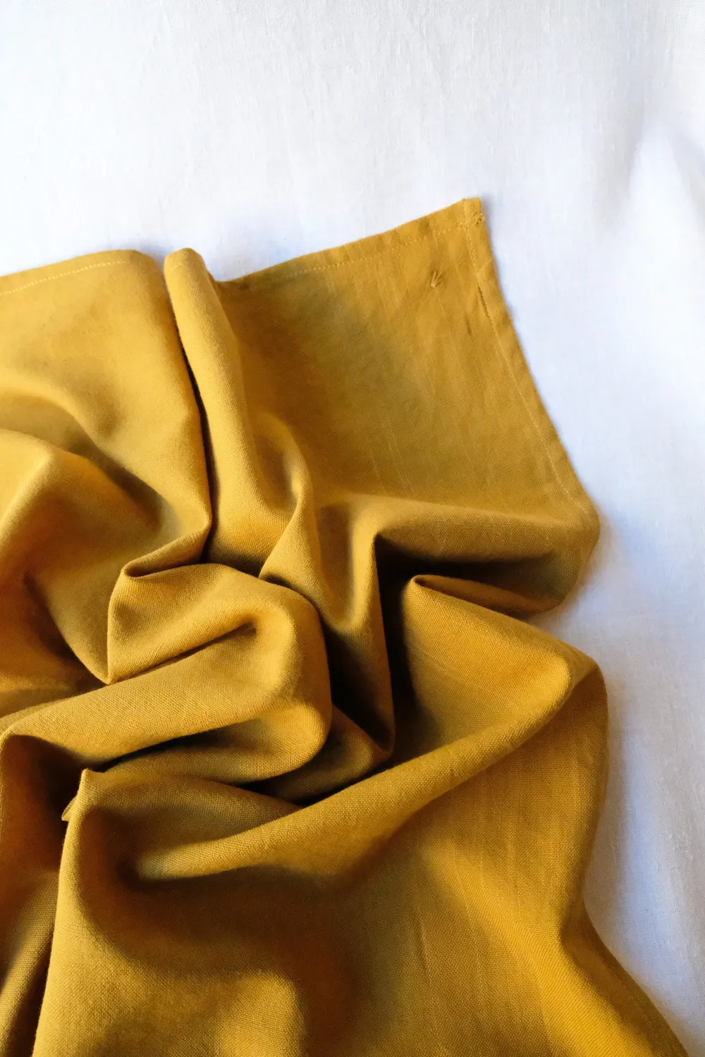 Jyoti Dupatti bandana foulard cotone giallo senape