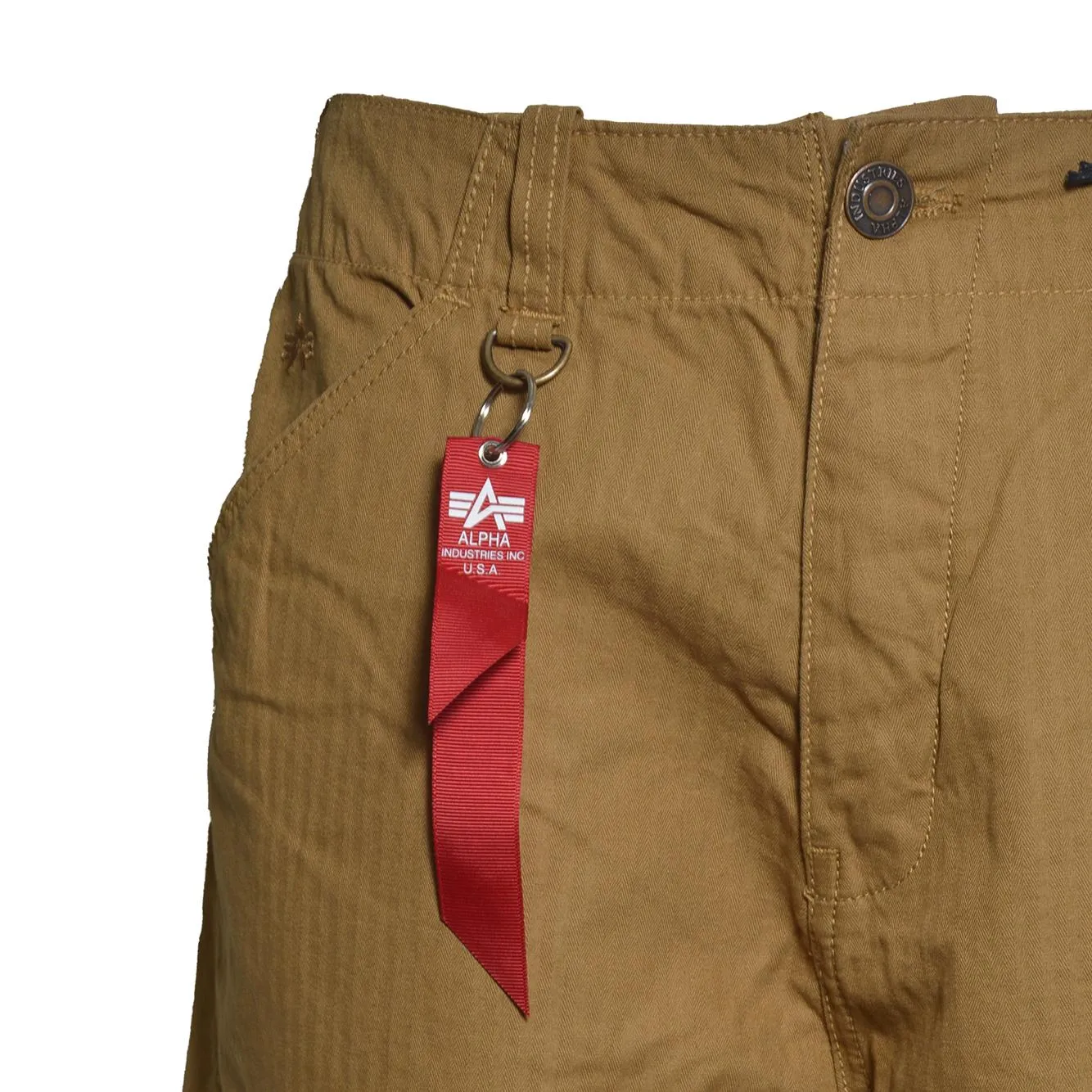 Alpha Industries P41 HBT SS266254 bermuda kaki taglia 32 cotone