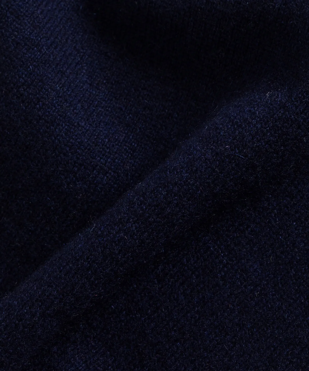 Rodier Maglione ampio cashmere blu navy girocollo