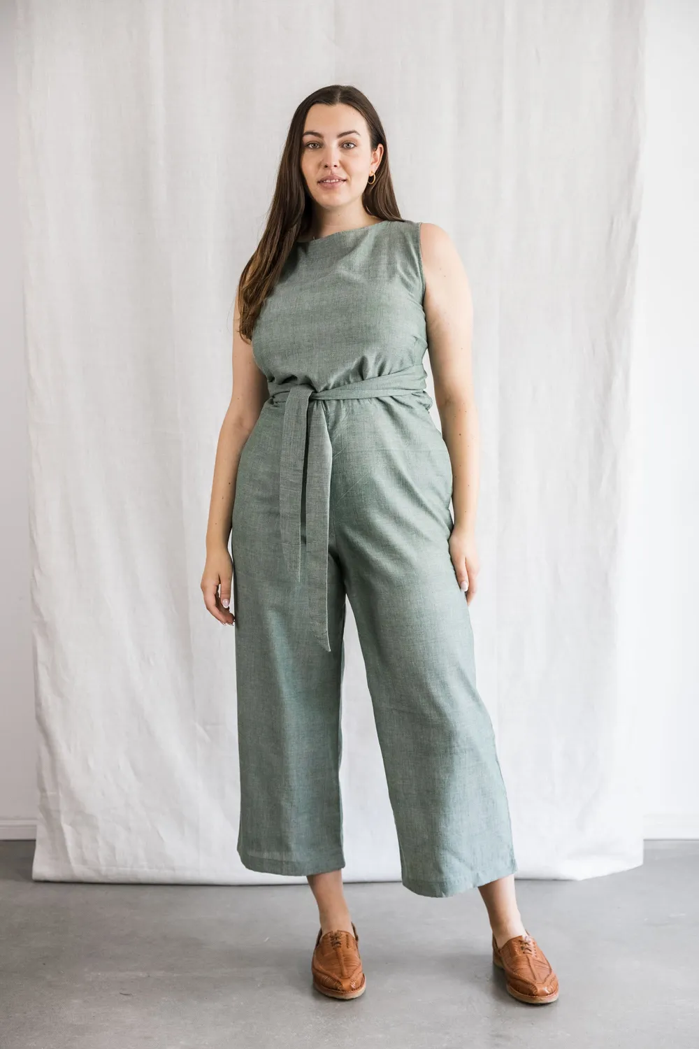 Jyoti Anusha tuta jumpsuit cotone bio eucalipto