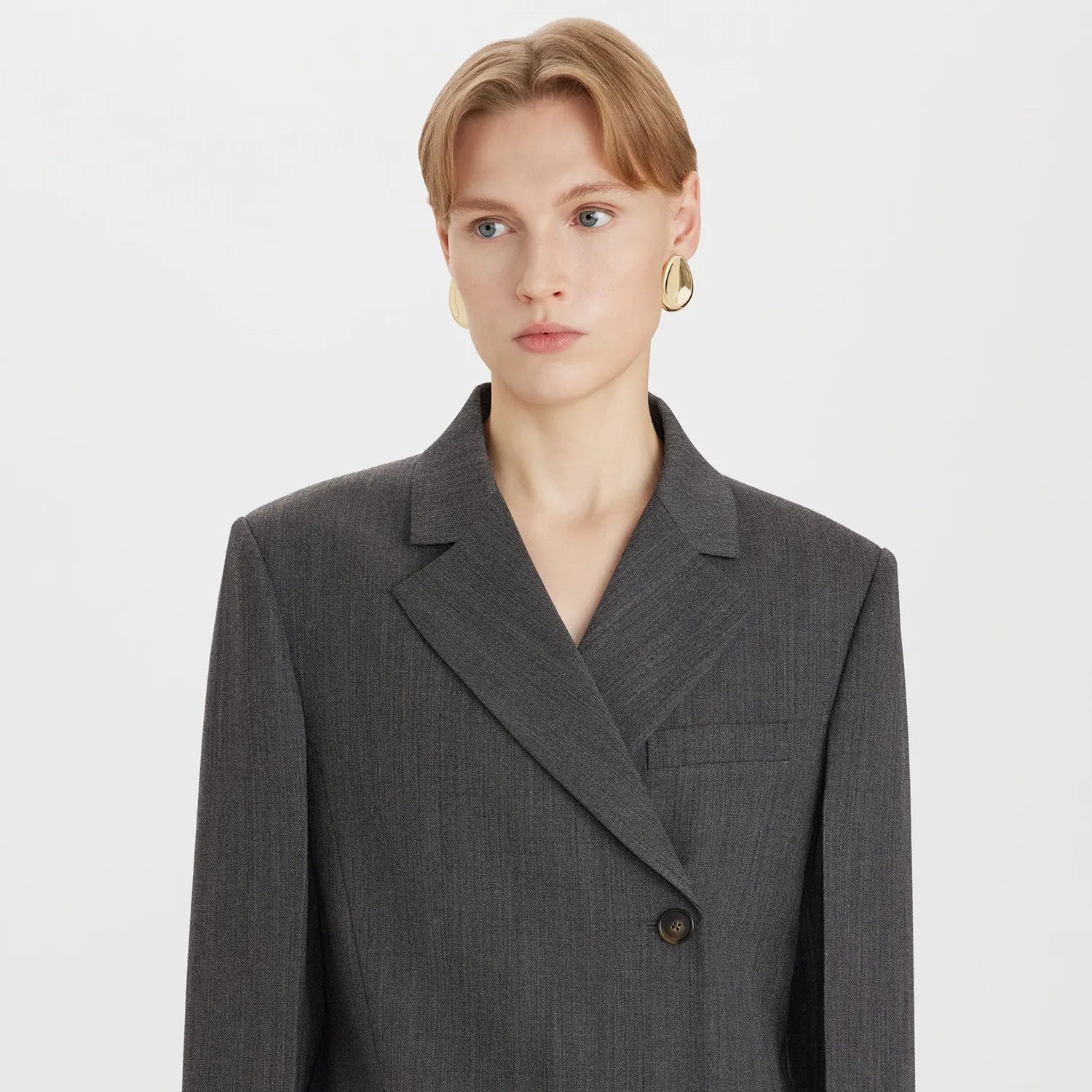 PORTS Coat PW426CDB02 cappotto lana monopetto lungo