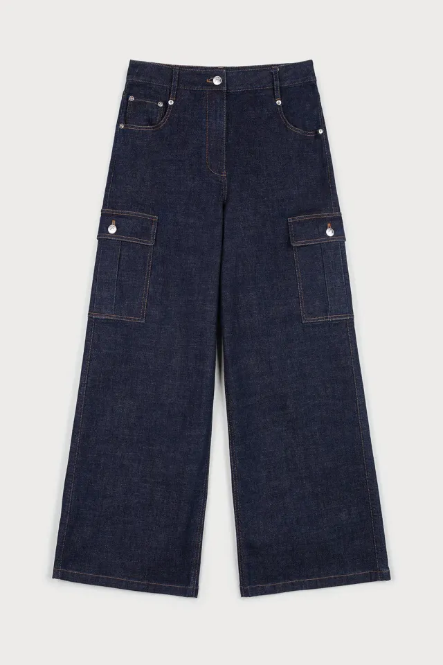 PORTS 1961 jeans Wide-Leg denim indaco
