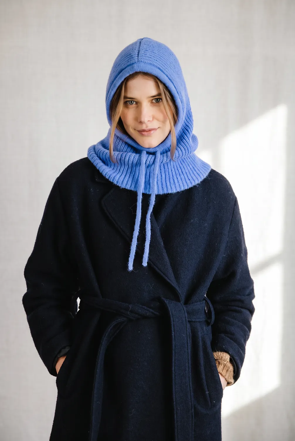 Jyoti Puica Azure balaclava in alpaca