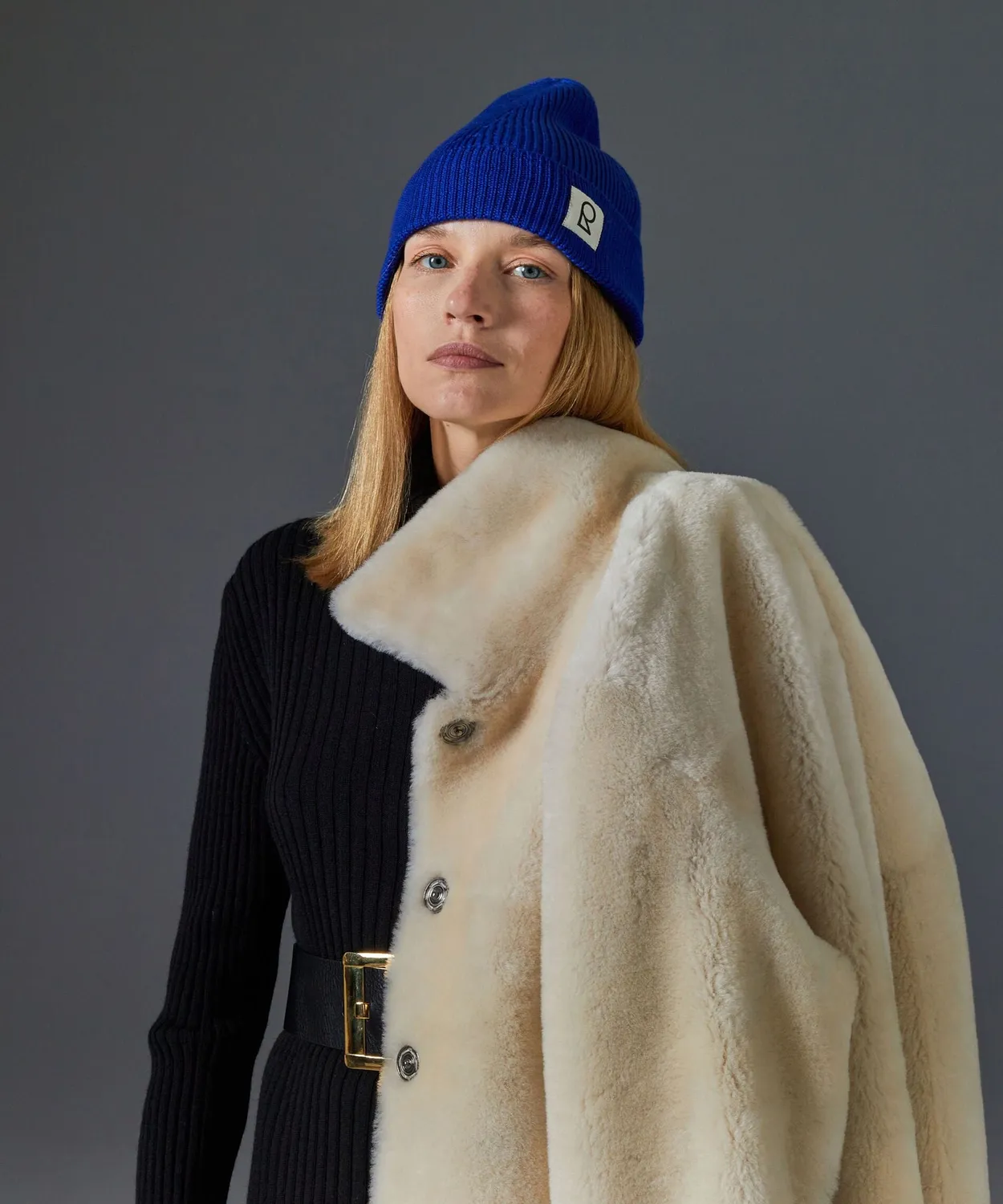 Rodier Cappello merino unisex Blu Oltremare OEKO-TEX