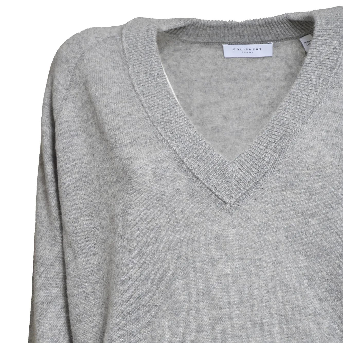 Equipment Madalene 6109SW01372 pullover cashmere grigio