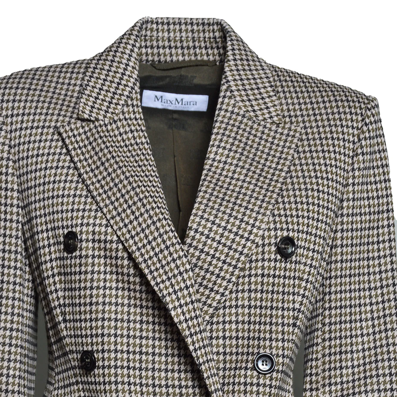 MaxMara Eccelso blazer marrone viscosa lana