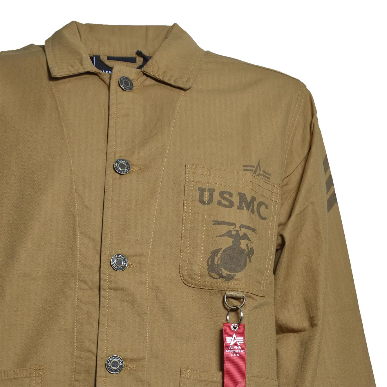 Alpha Industries P41 HBT giubbino khaki cotone