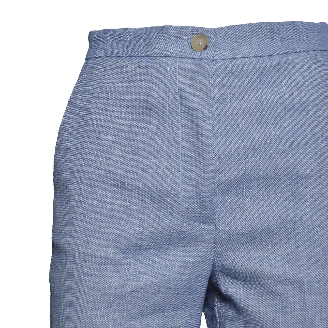 Solotre M1AB0118ABU86S pantalone denim blu lino