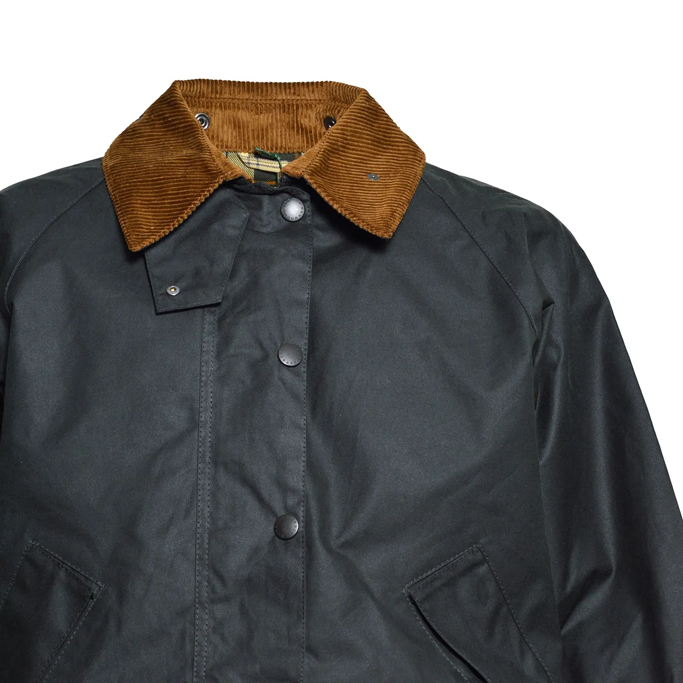 Barbour LWX1410 Transport giacca donna verde cerata