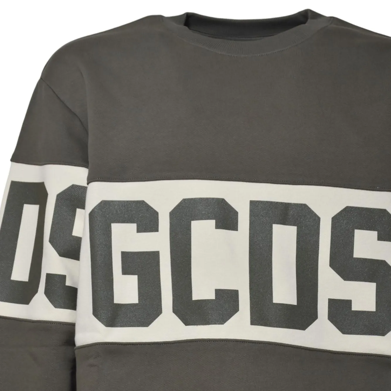 Gcds B1XM1511JD1 Felpa verde militare cotone
