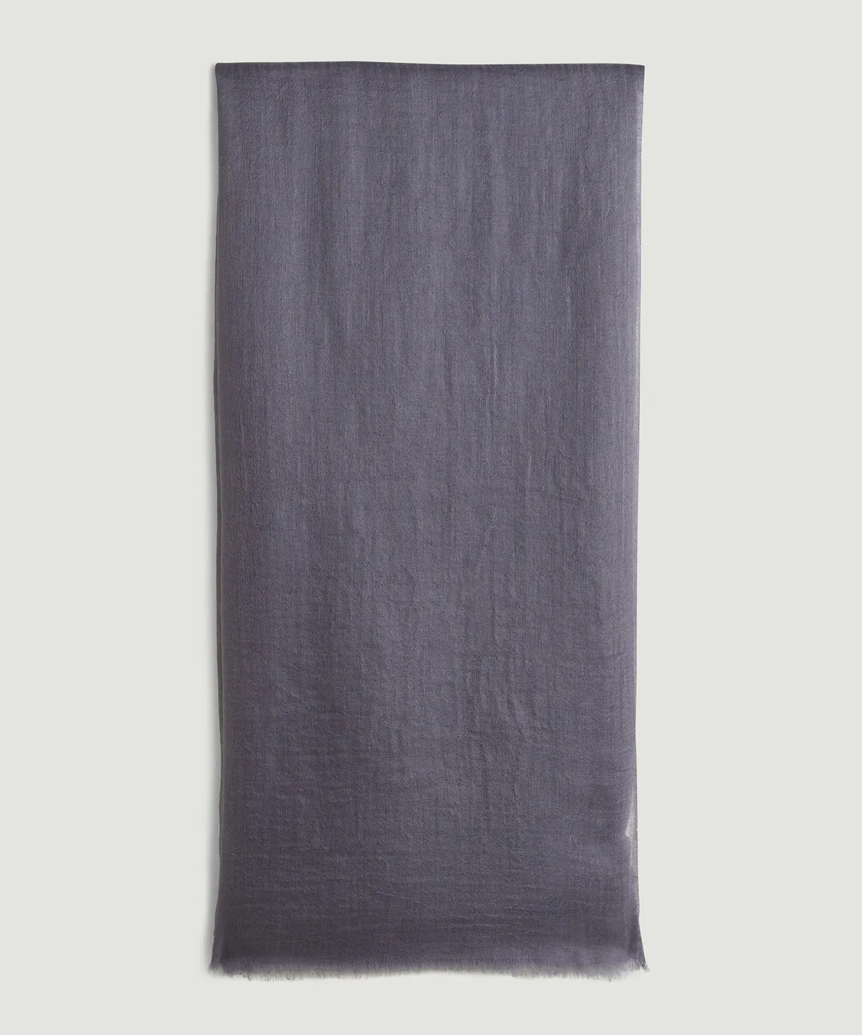 Rodier Sciarpa in Cashmere Pregiato Grigio Taglia Unica