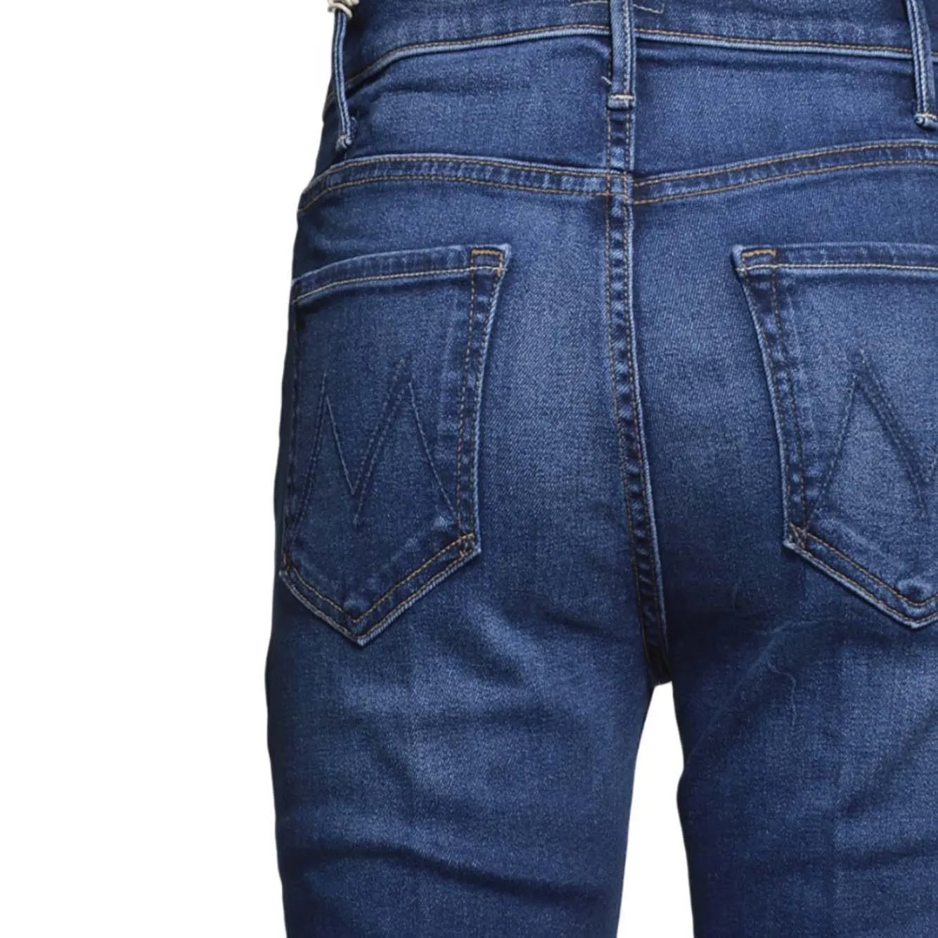 Mother The Hustler Ankle 13071156 jeans donna blu denim