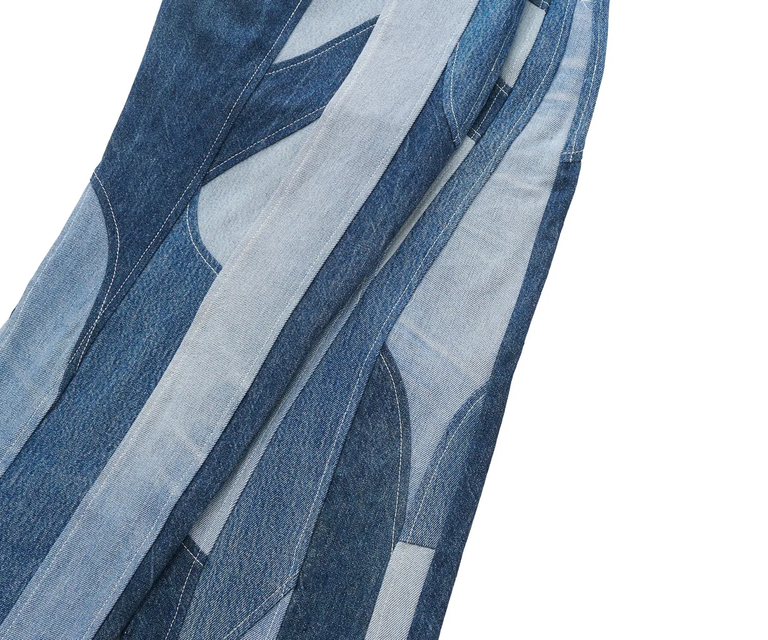 Marcello Pipitone Olimpia 5 jeans loose azzurro riciclato