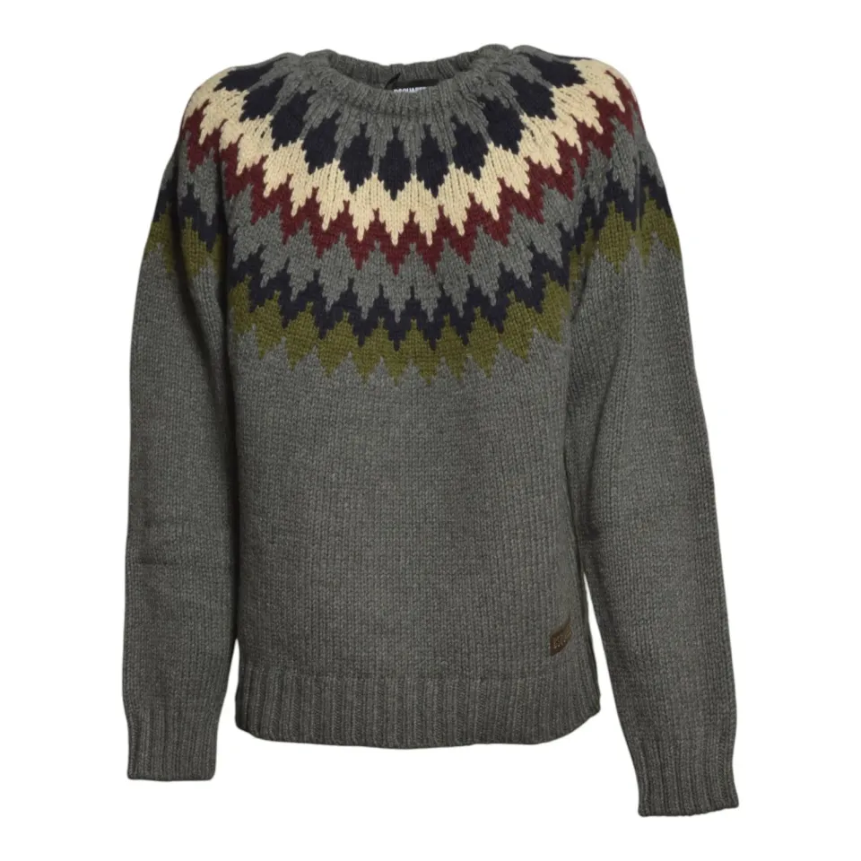 Dsquared2 Junior DQ3408D0AJEDQ913 cardigan ragazzo grigio