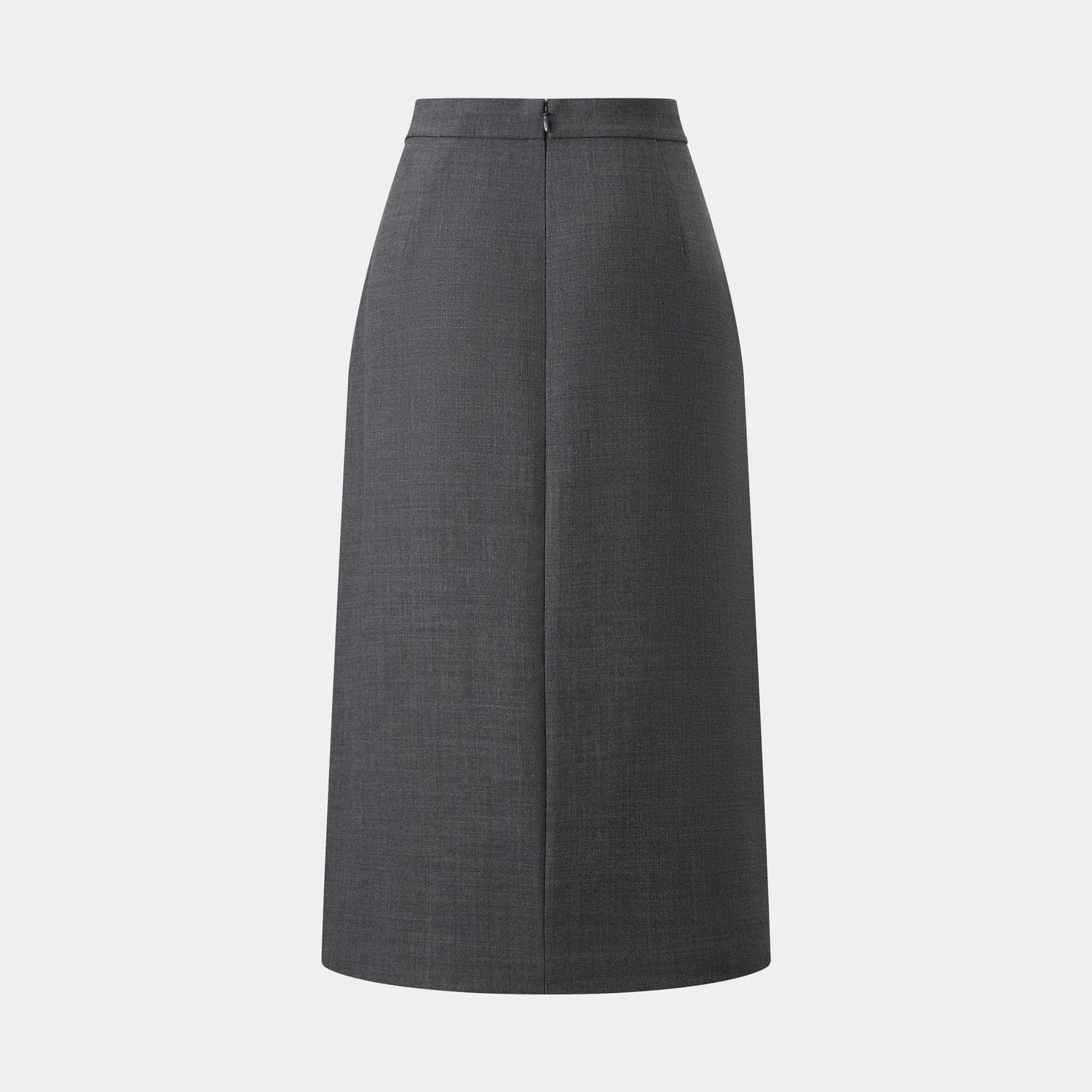 PORTS FW25 gonna grigia piume spacco castlerock