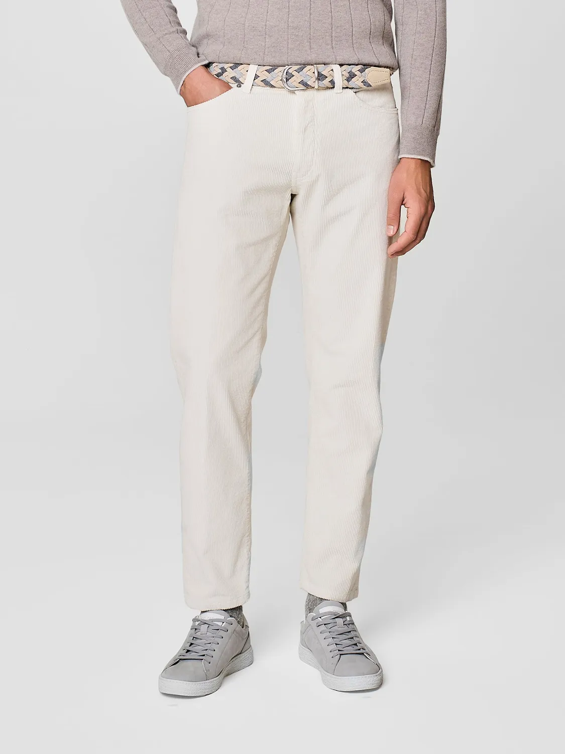 Paul Taylor Cinque Tasche Pantalone Velluto a Coste Burro