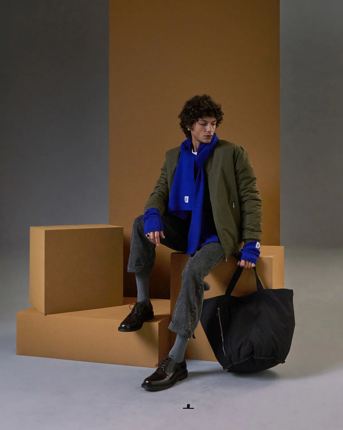 Rodier Maglione Cashmere Scollo V Grigio Medio