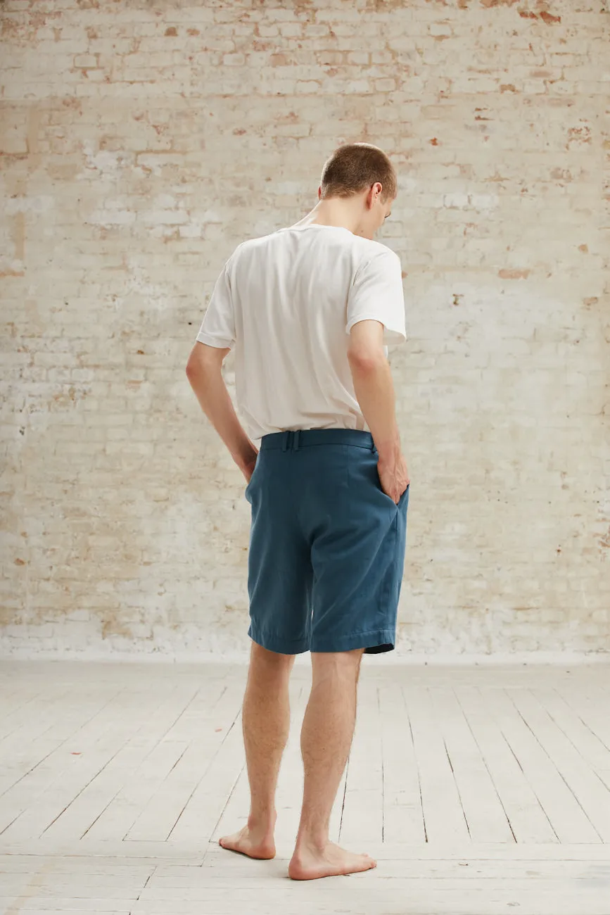Jyoti Neem shorts cotone ocean