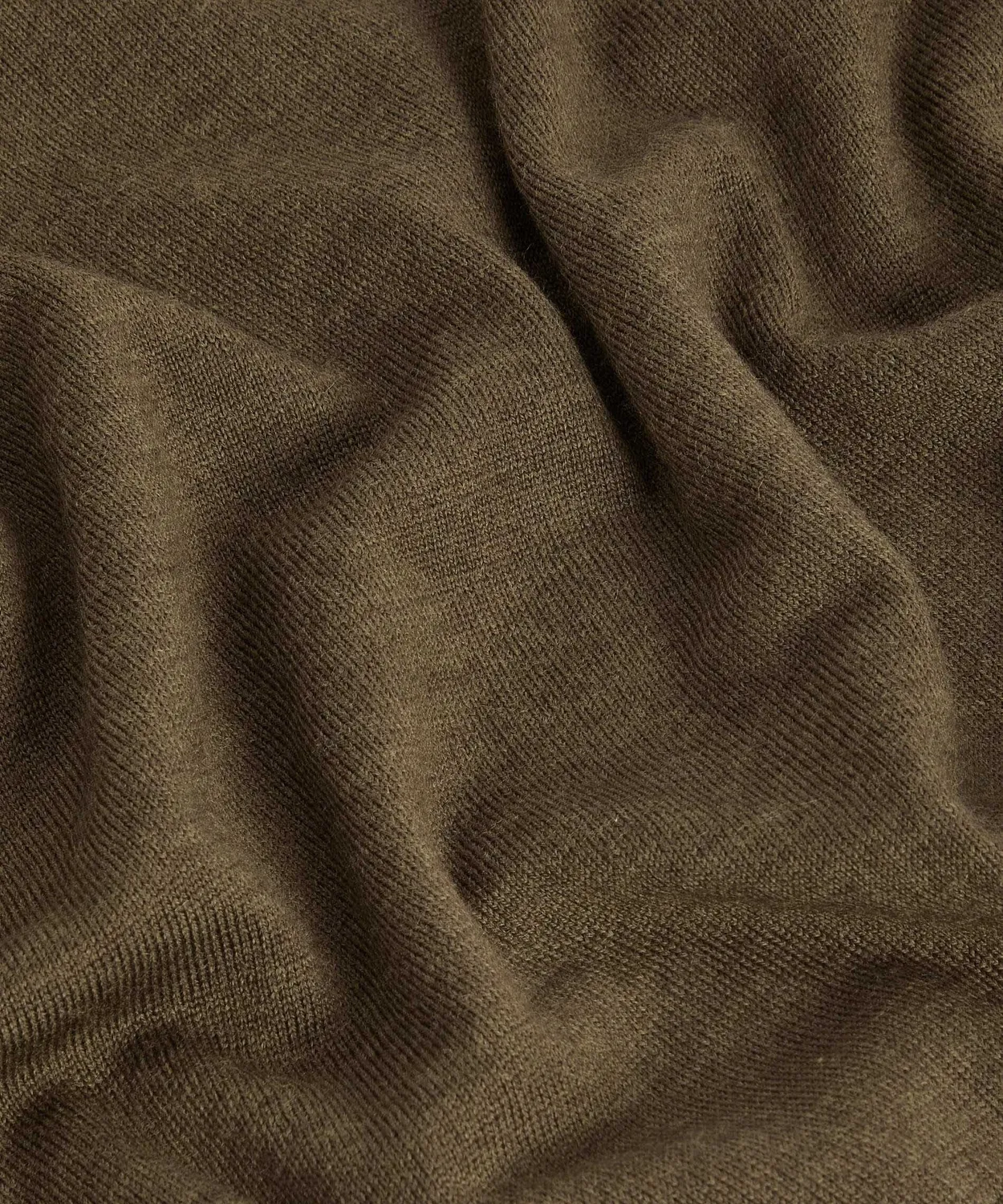 Rodier maglione dolcevita merino bark brown uomo