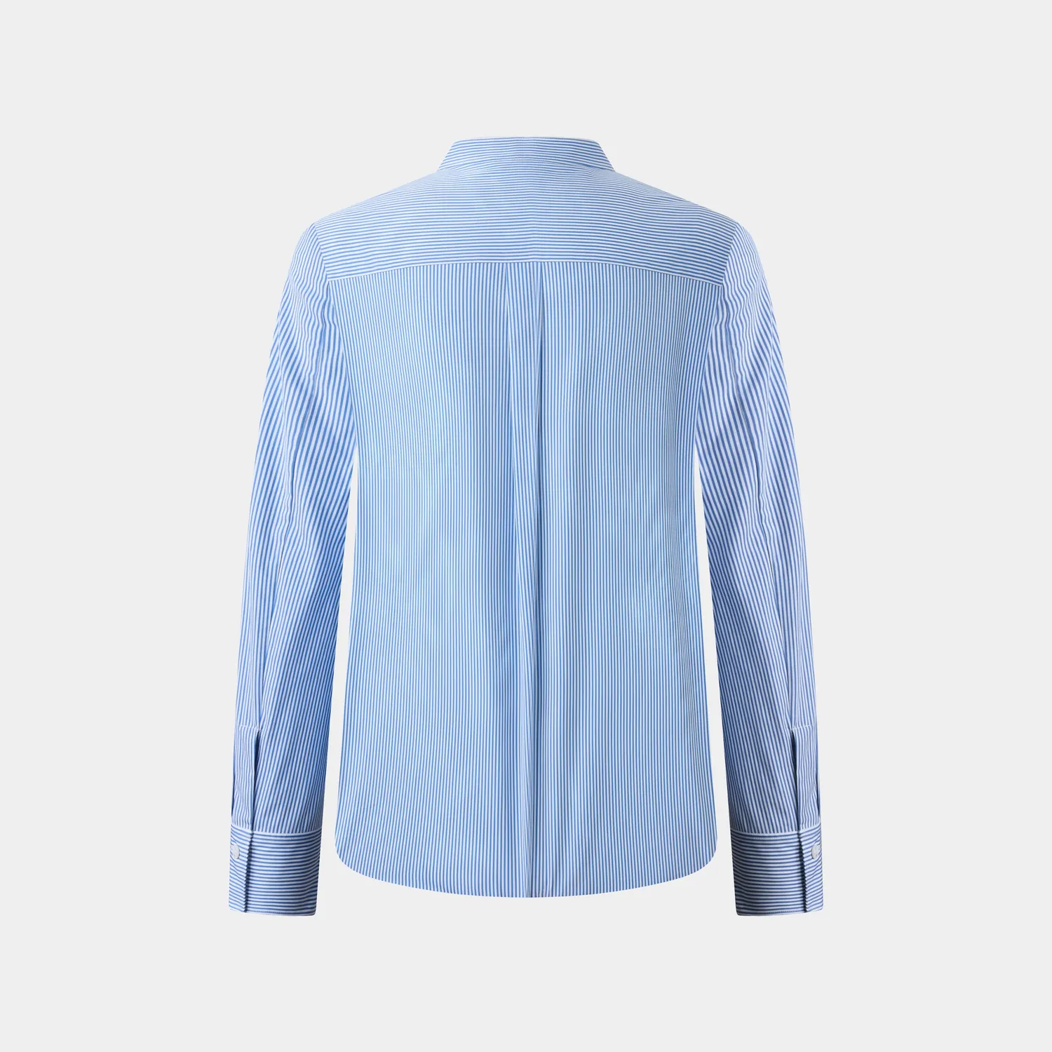 Ports Striped Band Collar camicia righe applicazioni